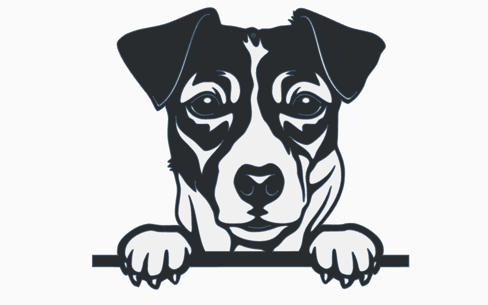 wall art - jack russell 3