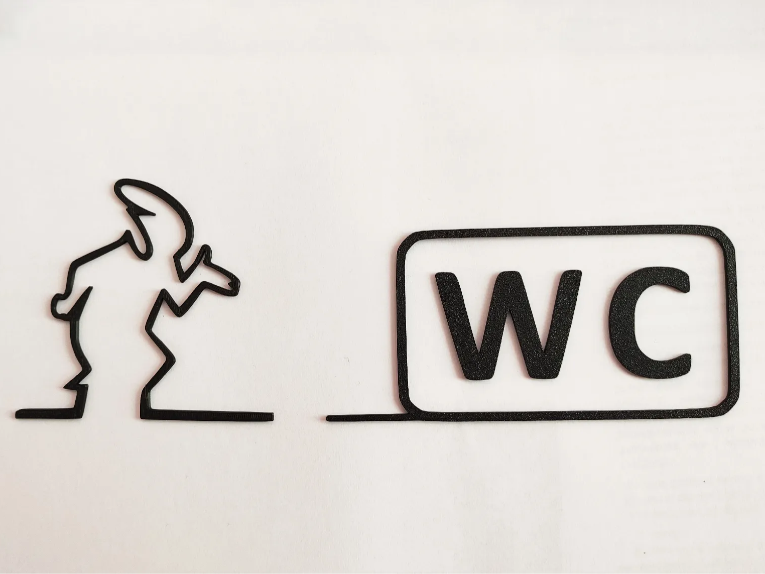 WC door hanger from "La Linea" Balum Balum.
