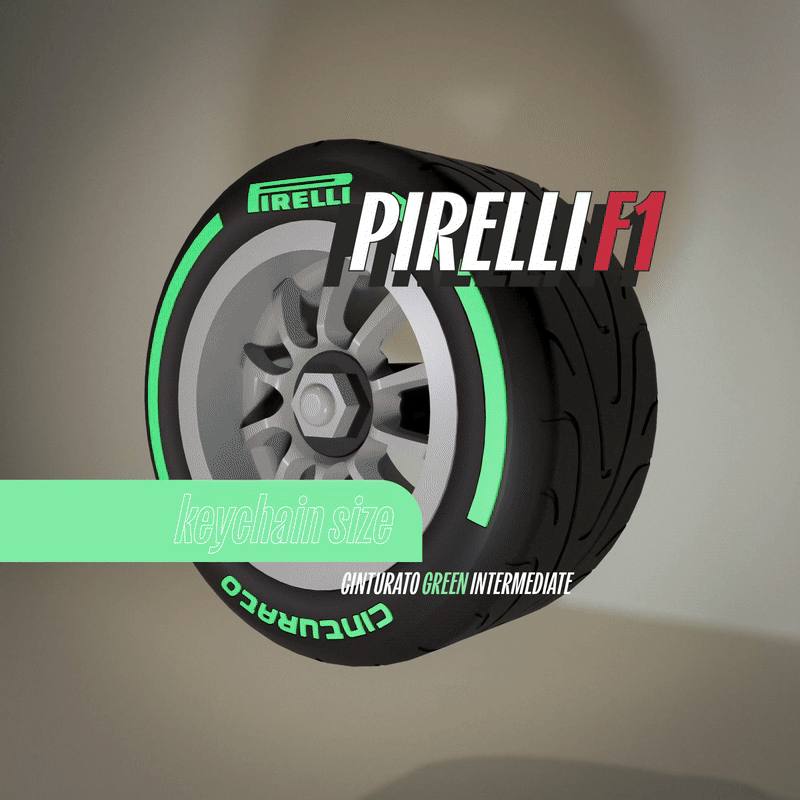 Llavero Fidget Rueda Pirelli F1 – Cinturato Verde