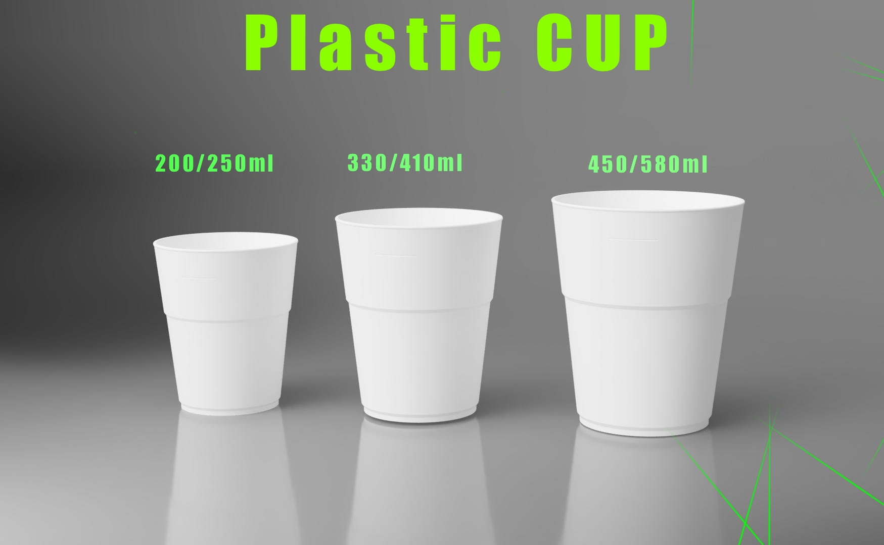 Easy plastic CUP