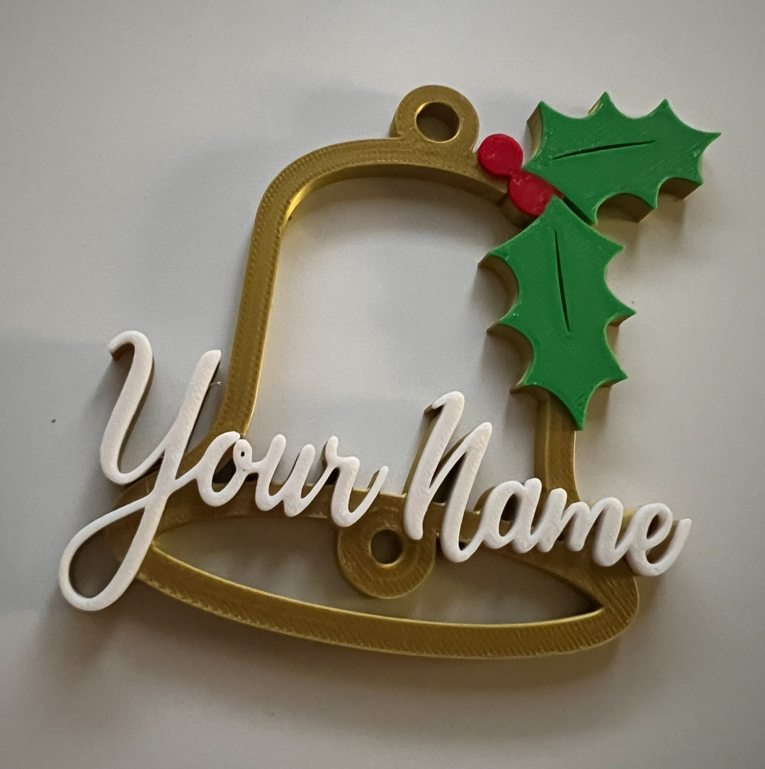 Xmas Bell Custom Name