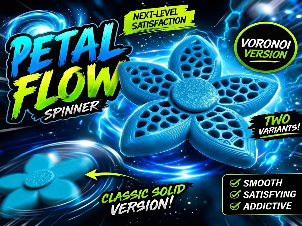 Petal Flow Spinner – Voronoi / Classic
