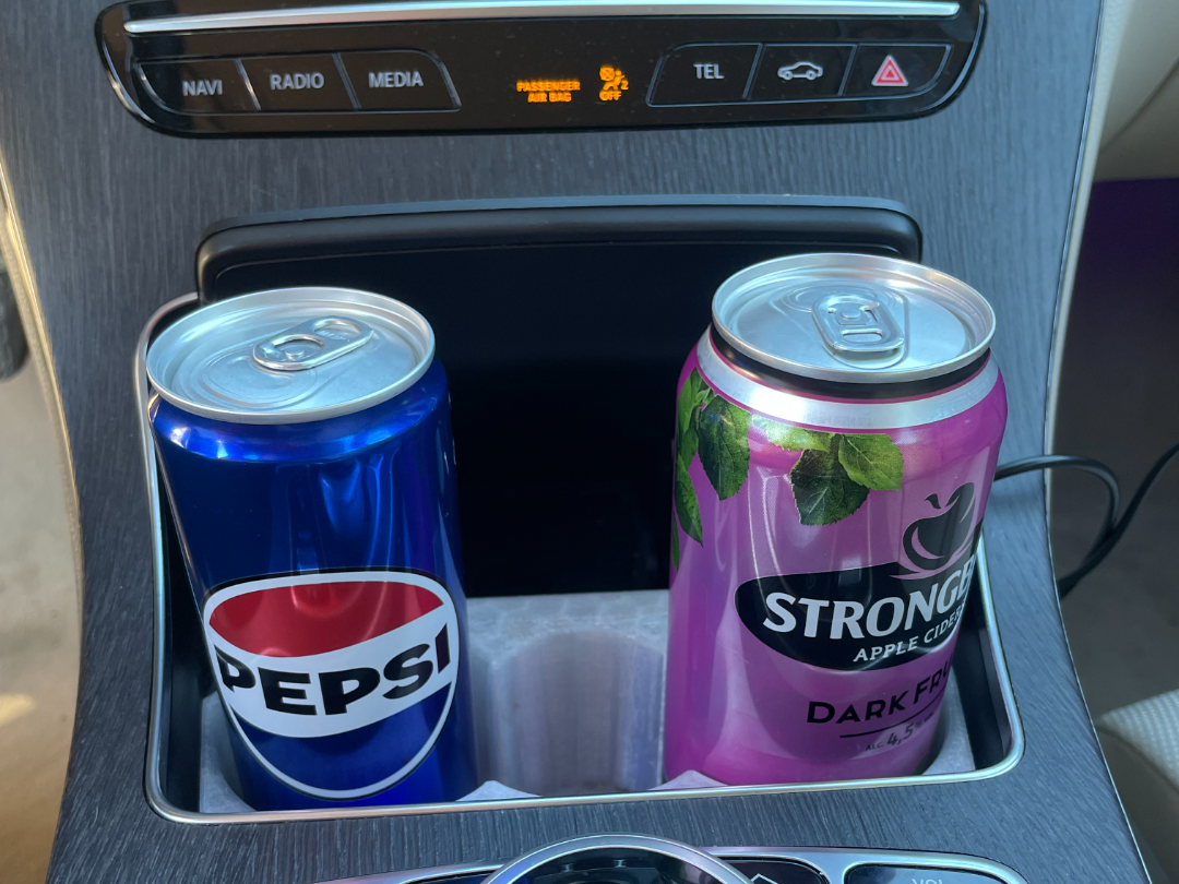 Mercedes benz C-Class cup holder
