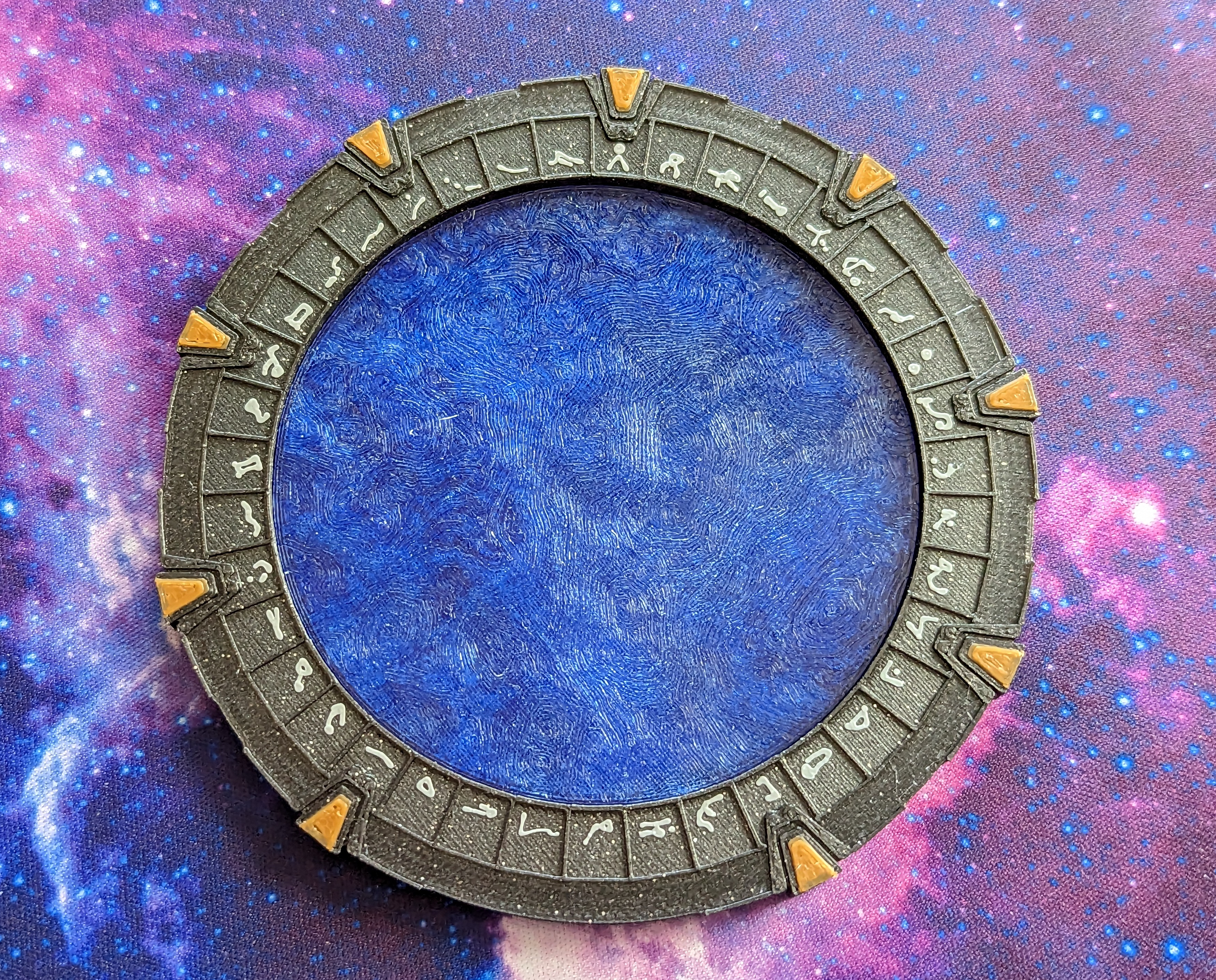 Stargate Coaster - Two piece with Wormhole Insert