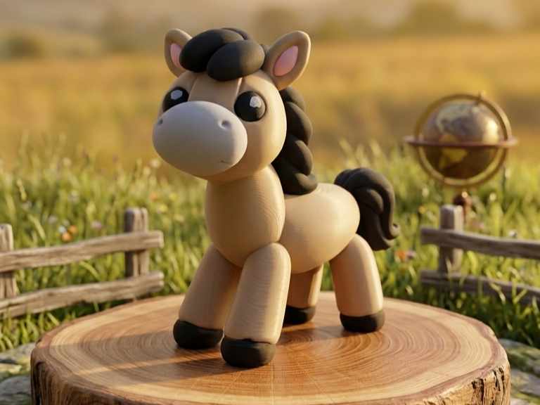 Cute Horse Toby Hoof