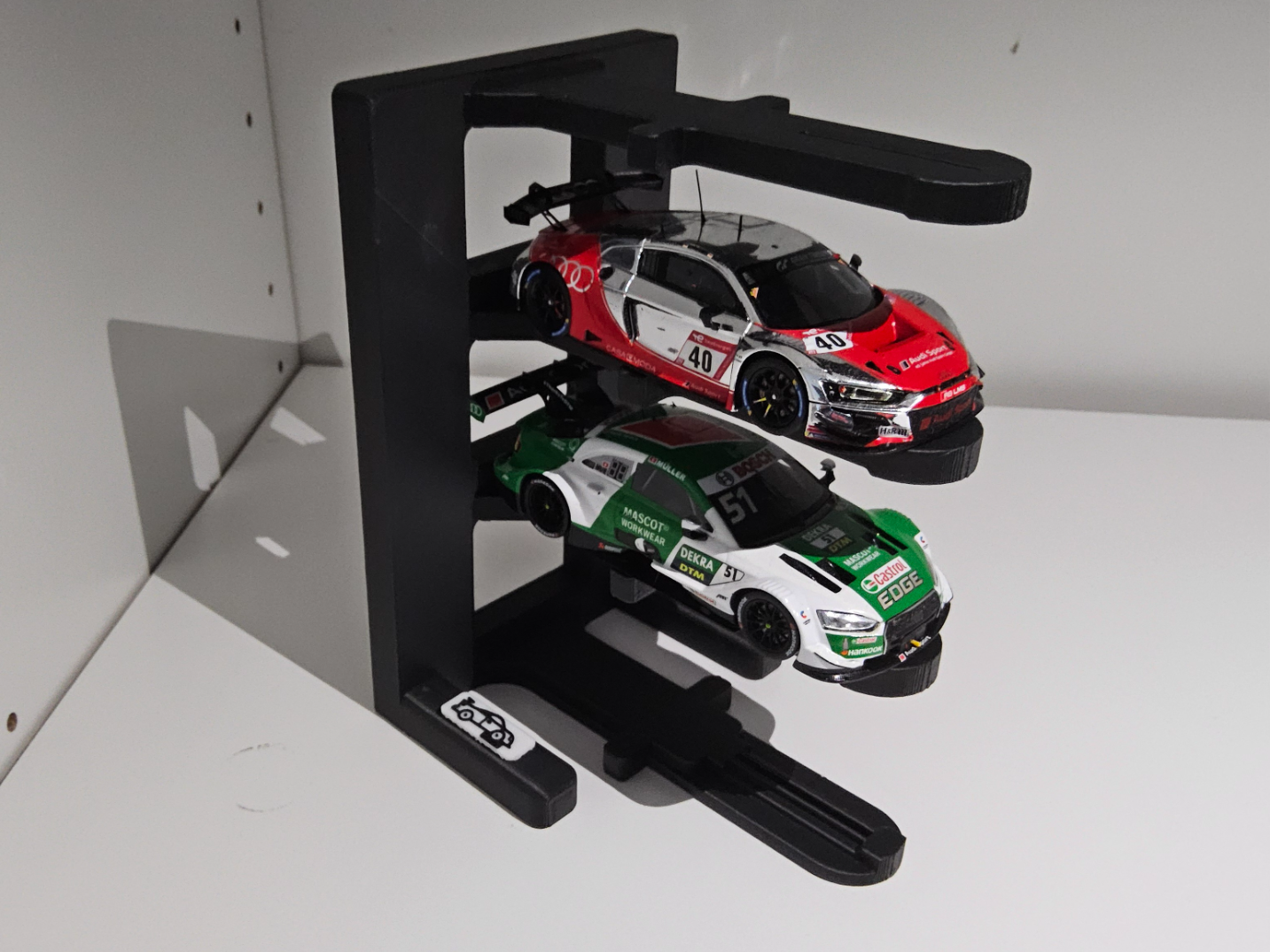Carrera Slotcar Stand Shelf V2 143 black