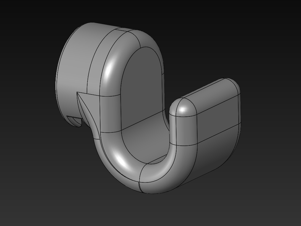 Haken für ABC Design Anbindung. Extra Strong