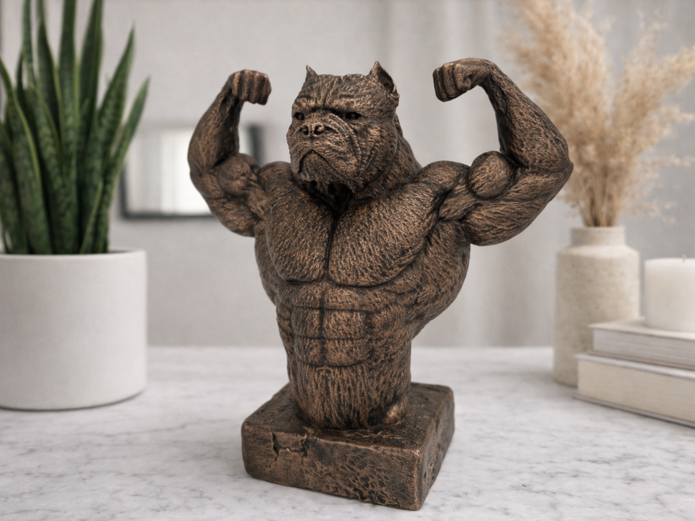 AMERICAN BULLY BODYBUILDER BUST