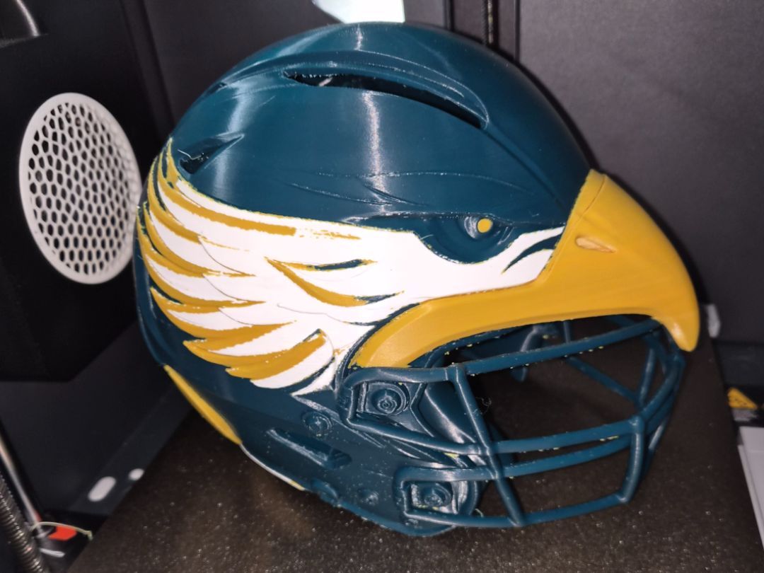 Philadelphia eagles display helmet