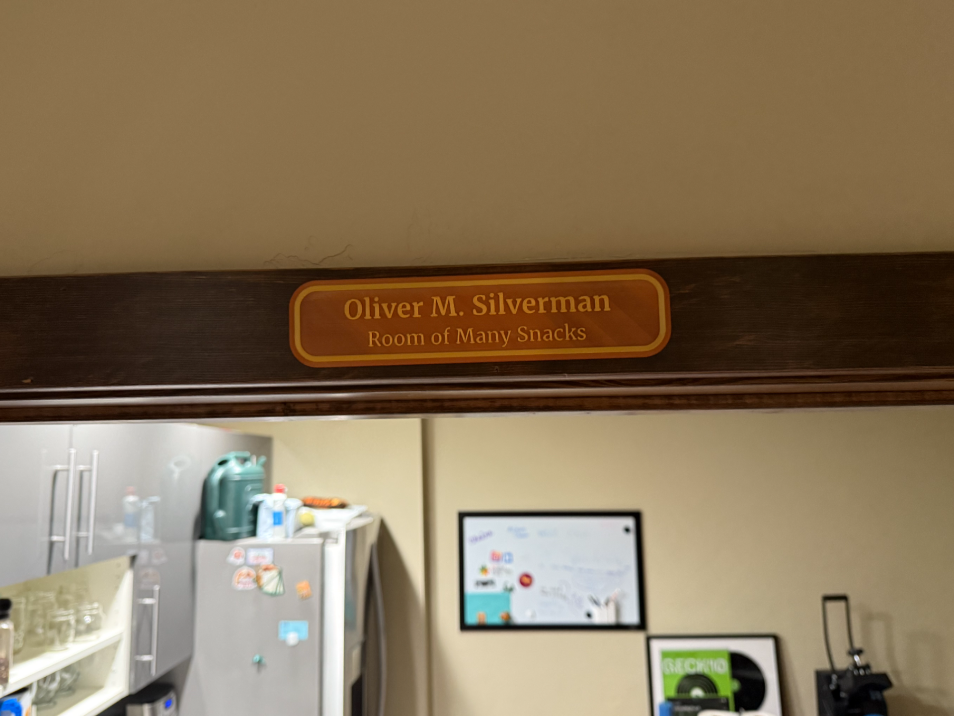 Customizable Room Name Plaque