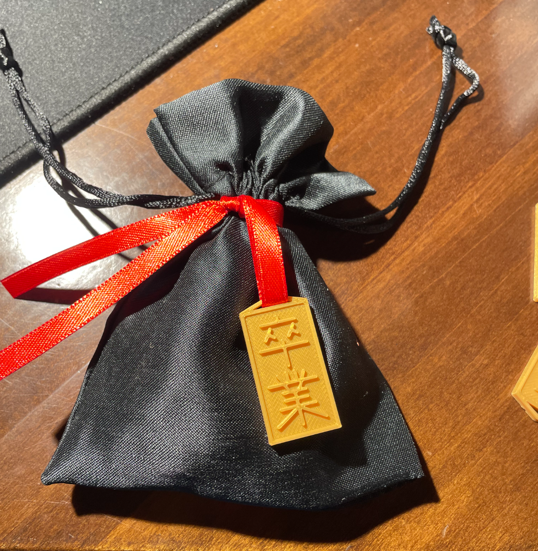 Graduation card in japanese for party favors