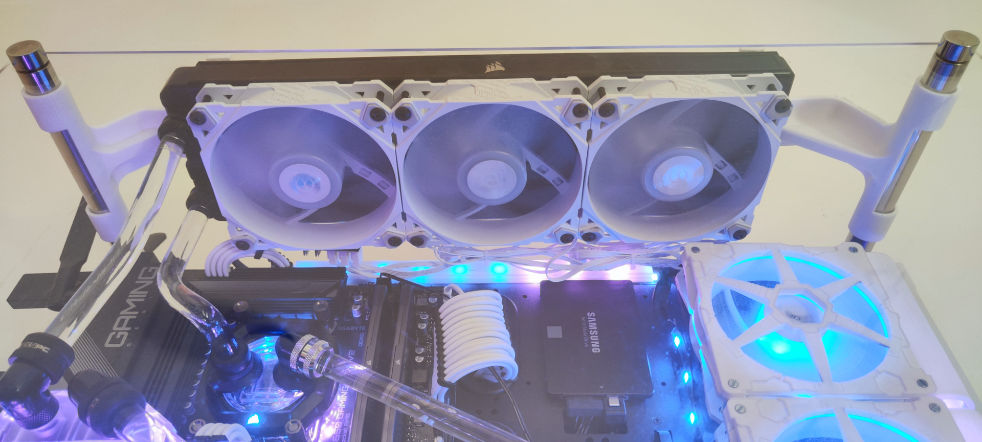 Thermaltake core P5 top radiator mount 360