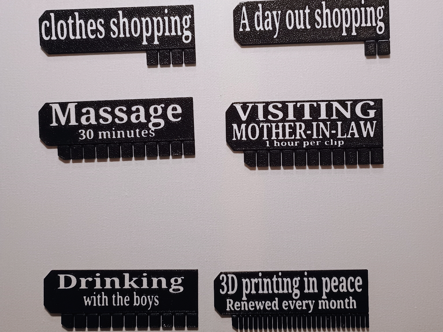 Fun punch card