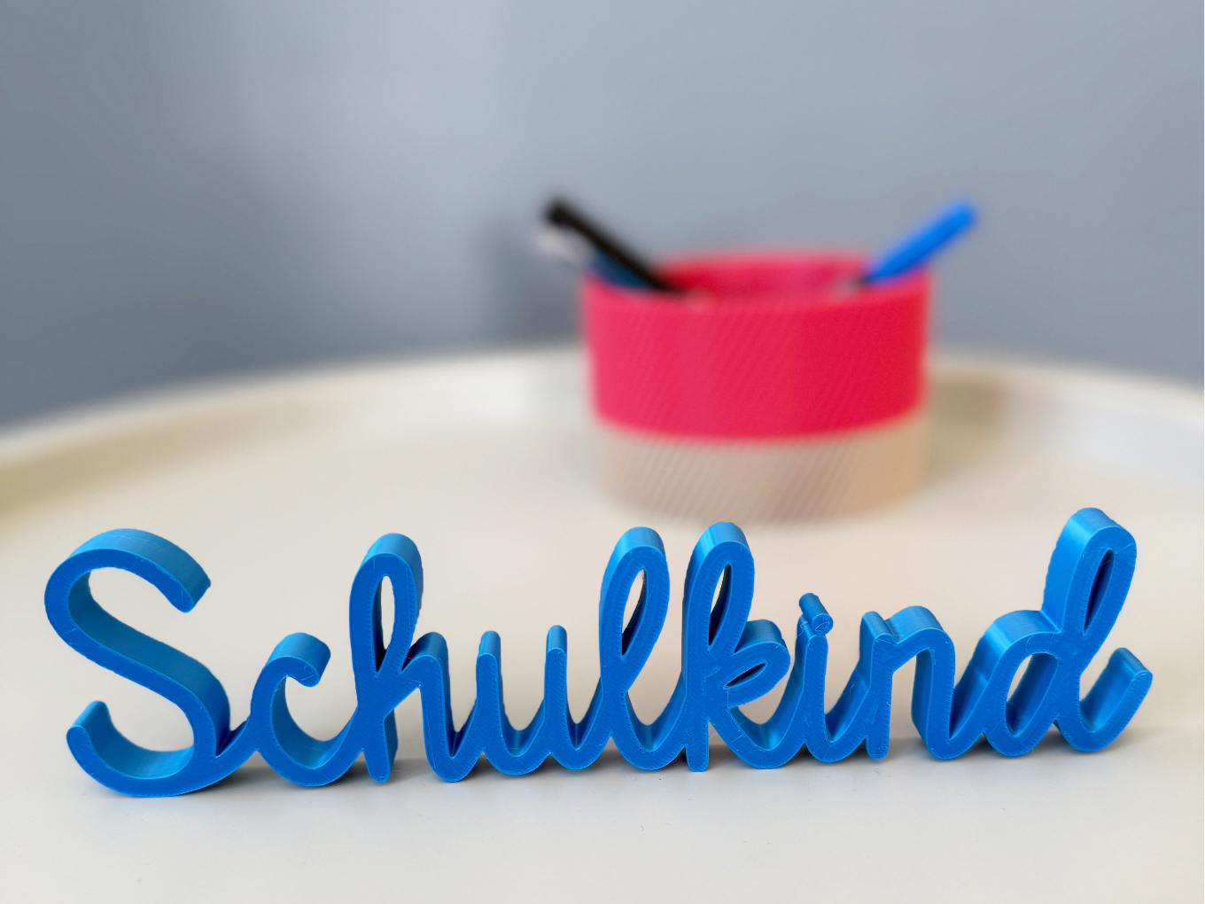 3D Schriftzug Schulkind