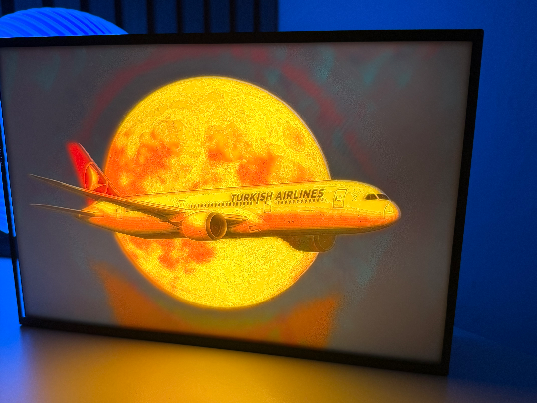 Türkish Airlines Lithopane