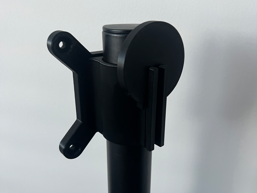75mm VESA Mount to 35mm Pole - Screwless