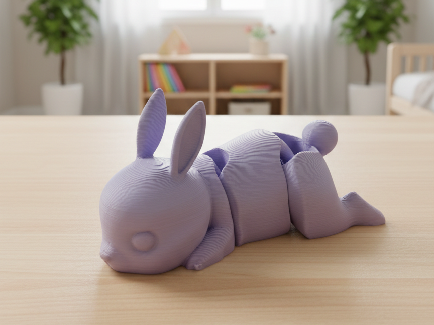Flexi-Baby-Hase: Niedliches Gelenktier