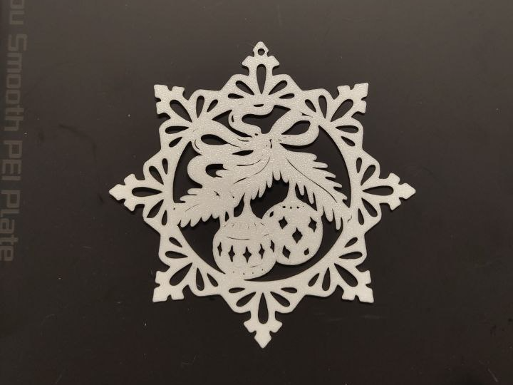 christmas star ornament