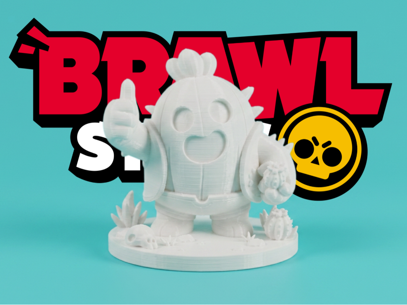Spike – Brawl Stars Inspired Figurine