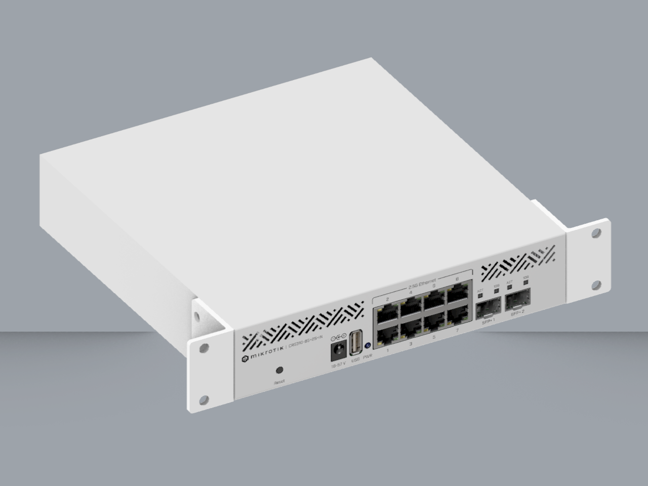 MikroTik 10" Mini Rack ears (RMK-2/10 Alternative)