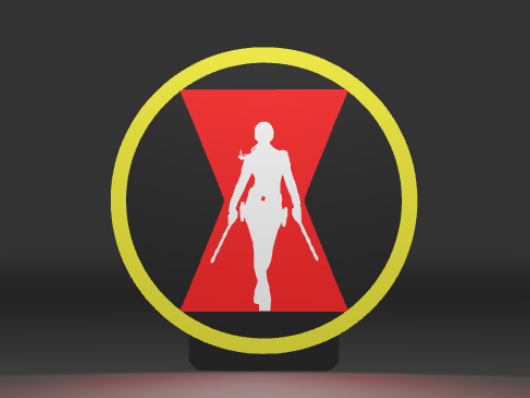 Black Widow Lightbox