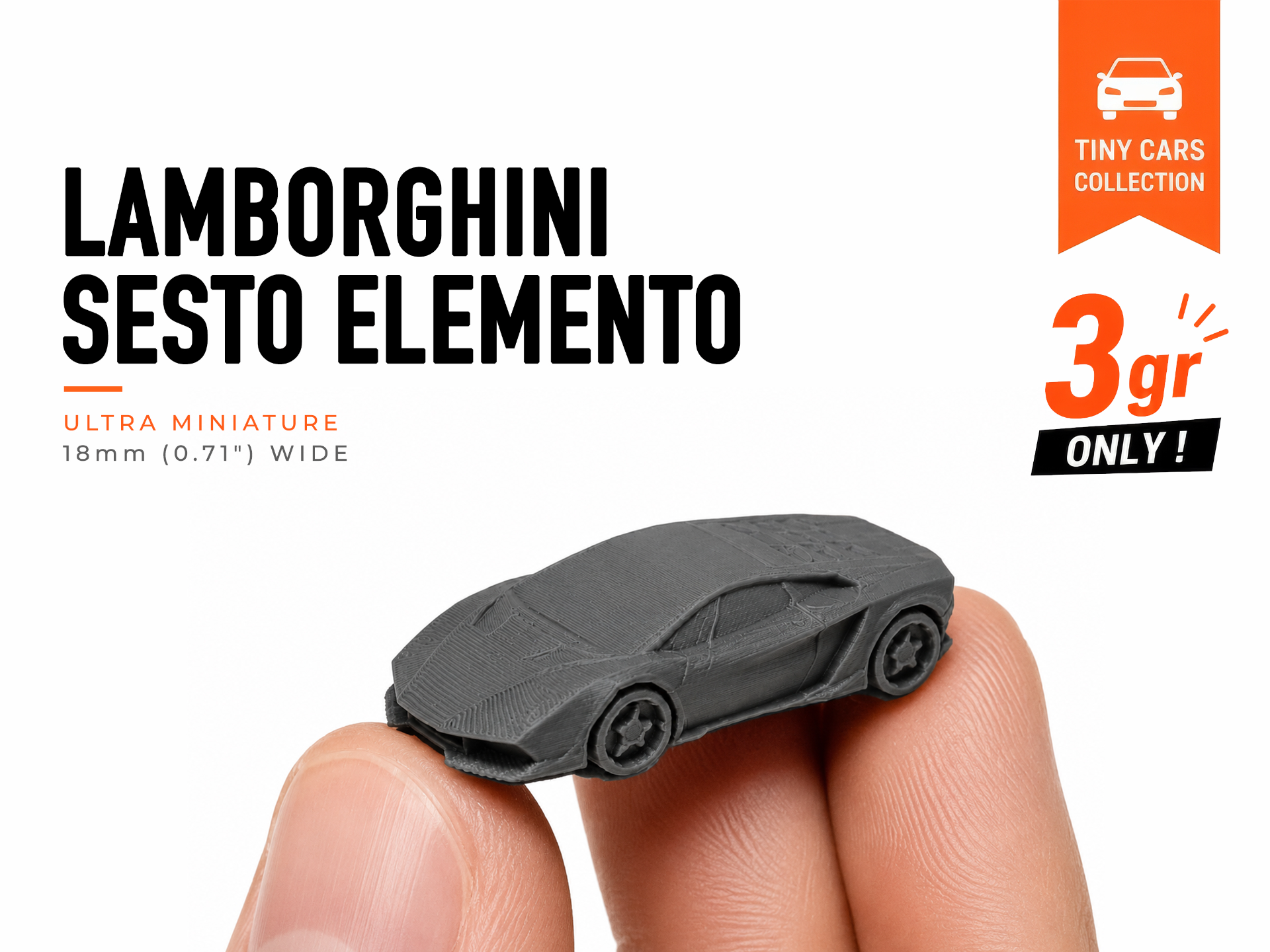 Tiny Lamborghini Sesto Elemento - Mini Cars Series