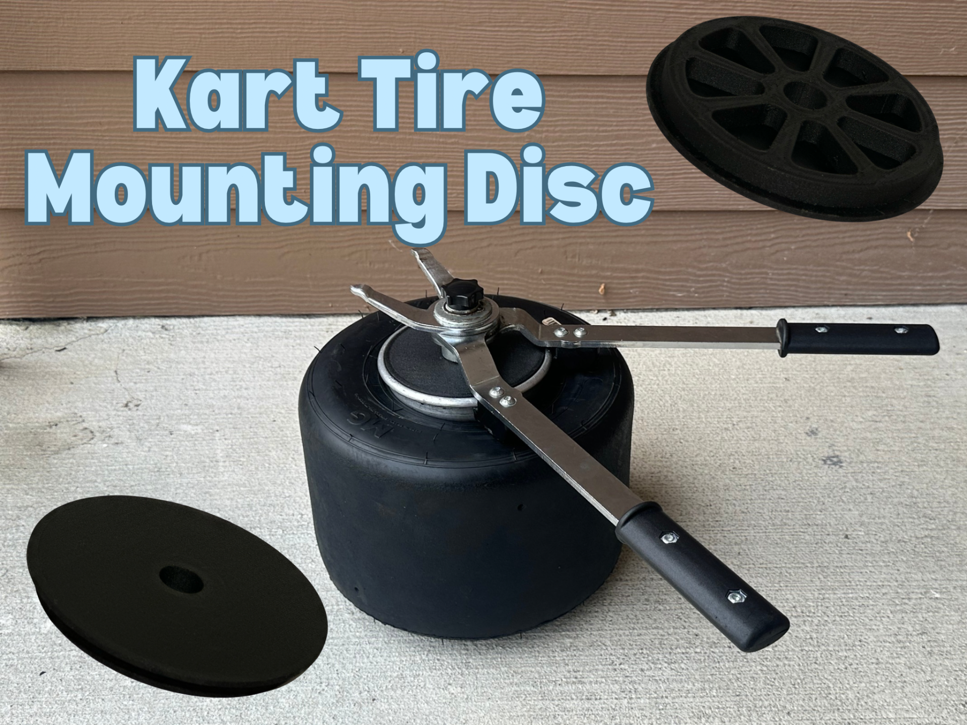 Kart Tire Mounting Disc for 6" Tires