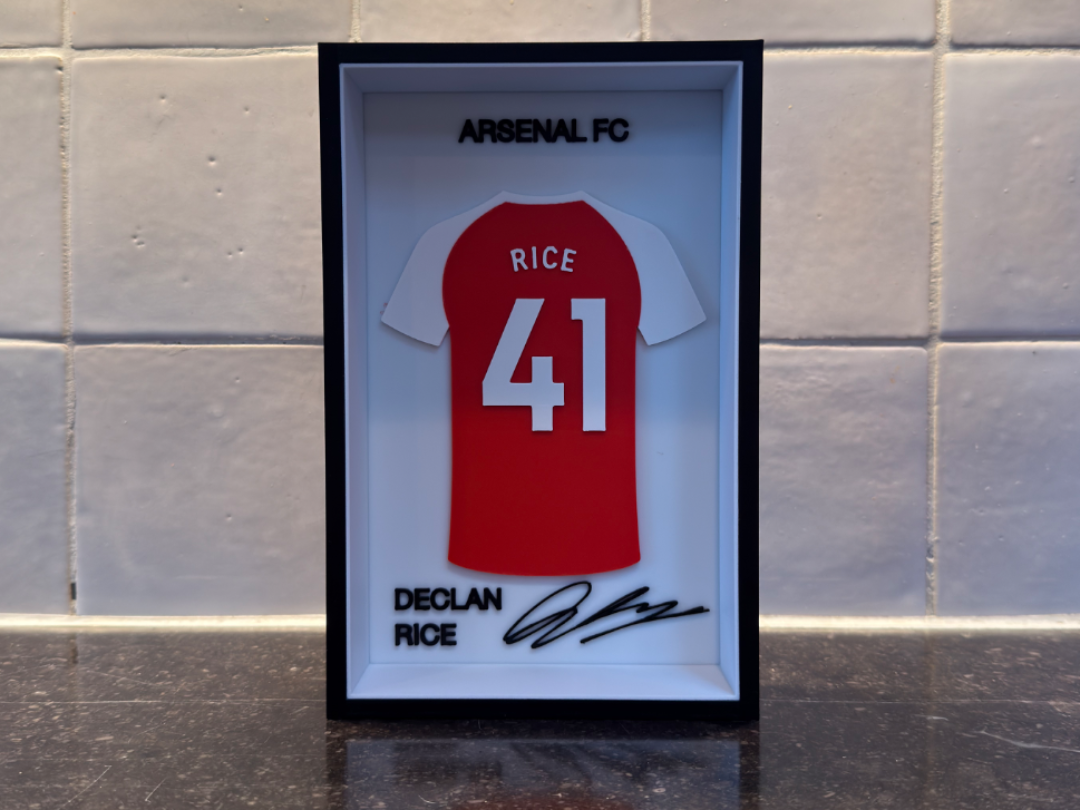 Declan Rice - Arsenal FC - Jersey Frame