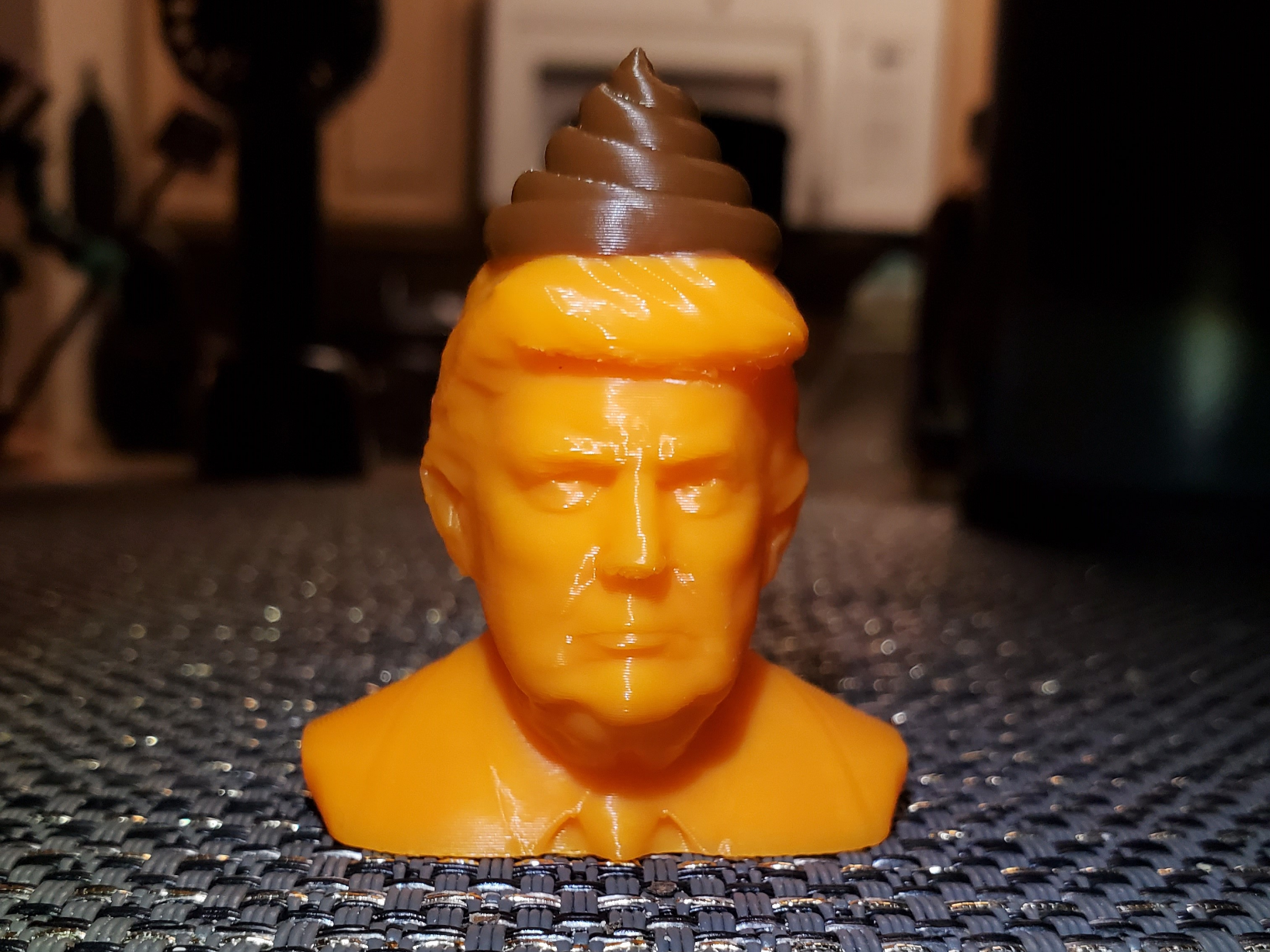 Trump Turd Toupee Magnet