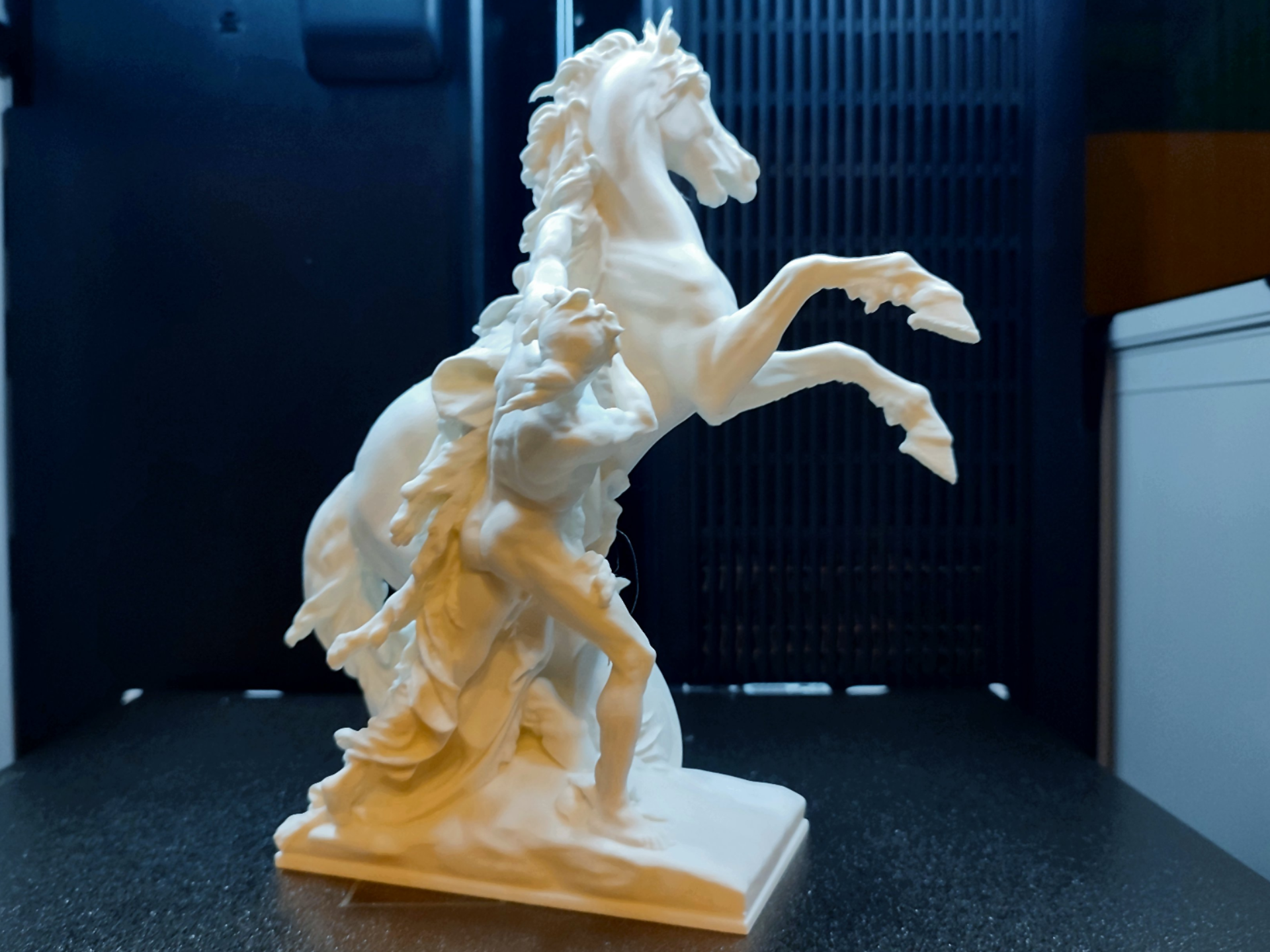 Horseman at Maria-Theresia Plaza in Vienna