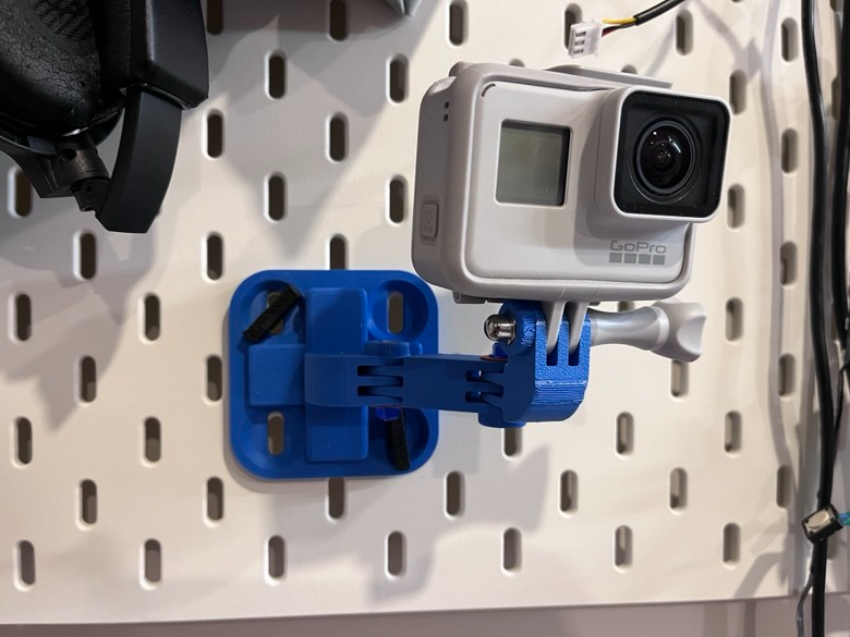 GoPro Ikea Skadis Magnetic Swivel Mount