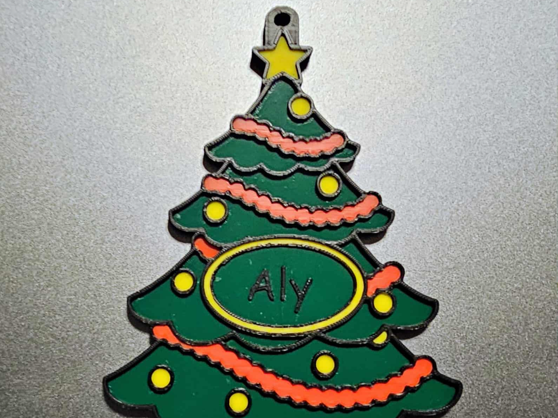 Personalized Christmas Tree Ornament