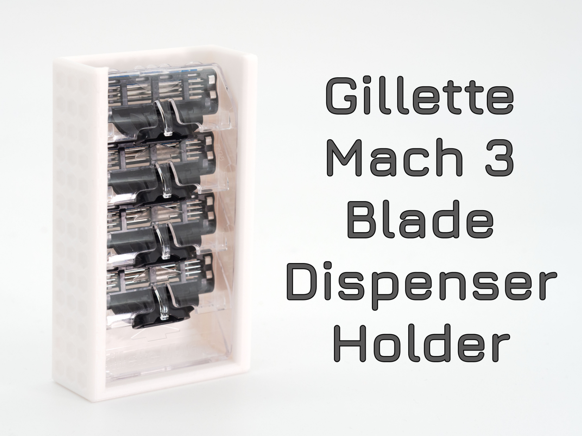 Gillette Mach 3 Blade Dispenser Holder