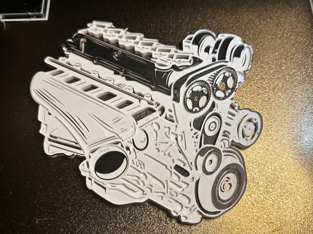 2jz-GTE Turbo Outline-Supra Keychain