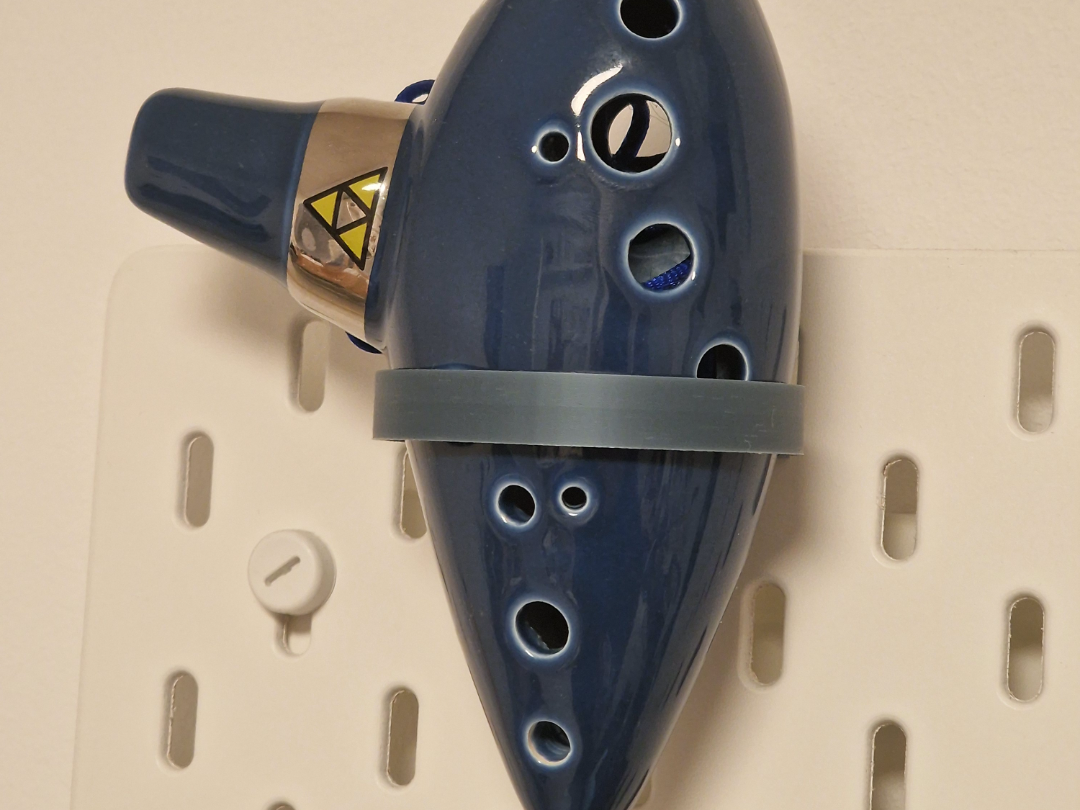 Ocarina holder for Ikea Skadis