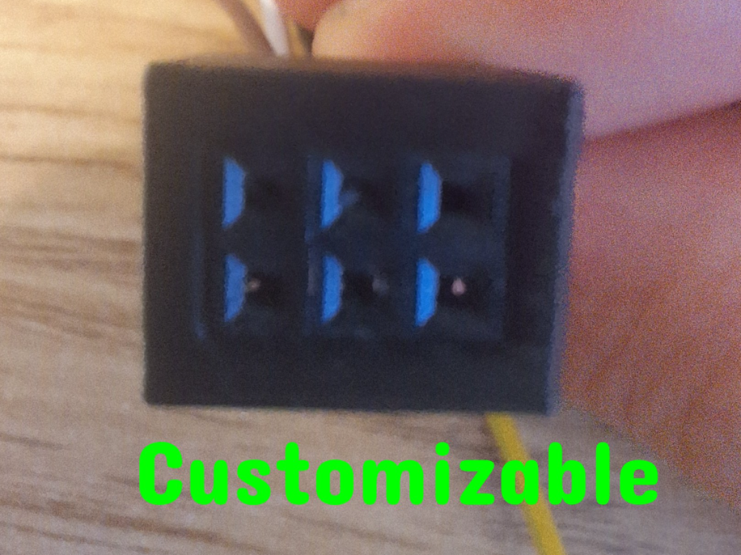 Customizable pin holder.