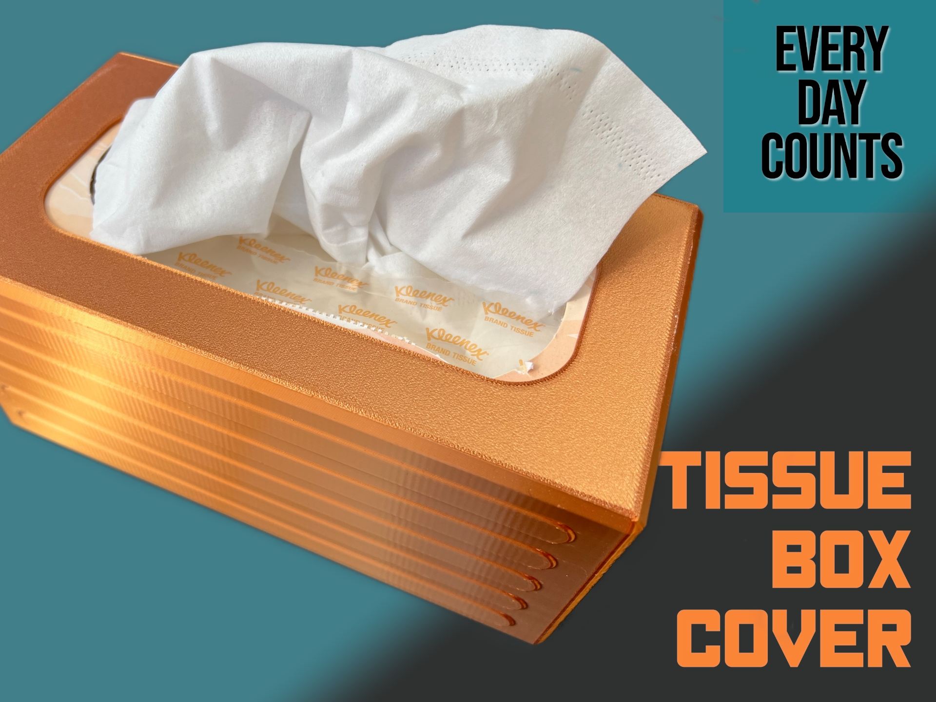 Kleenex tissue box cover