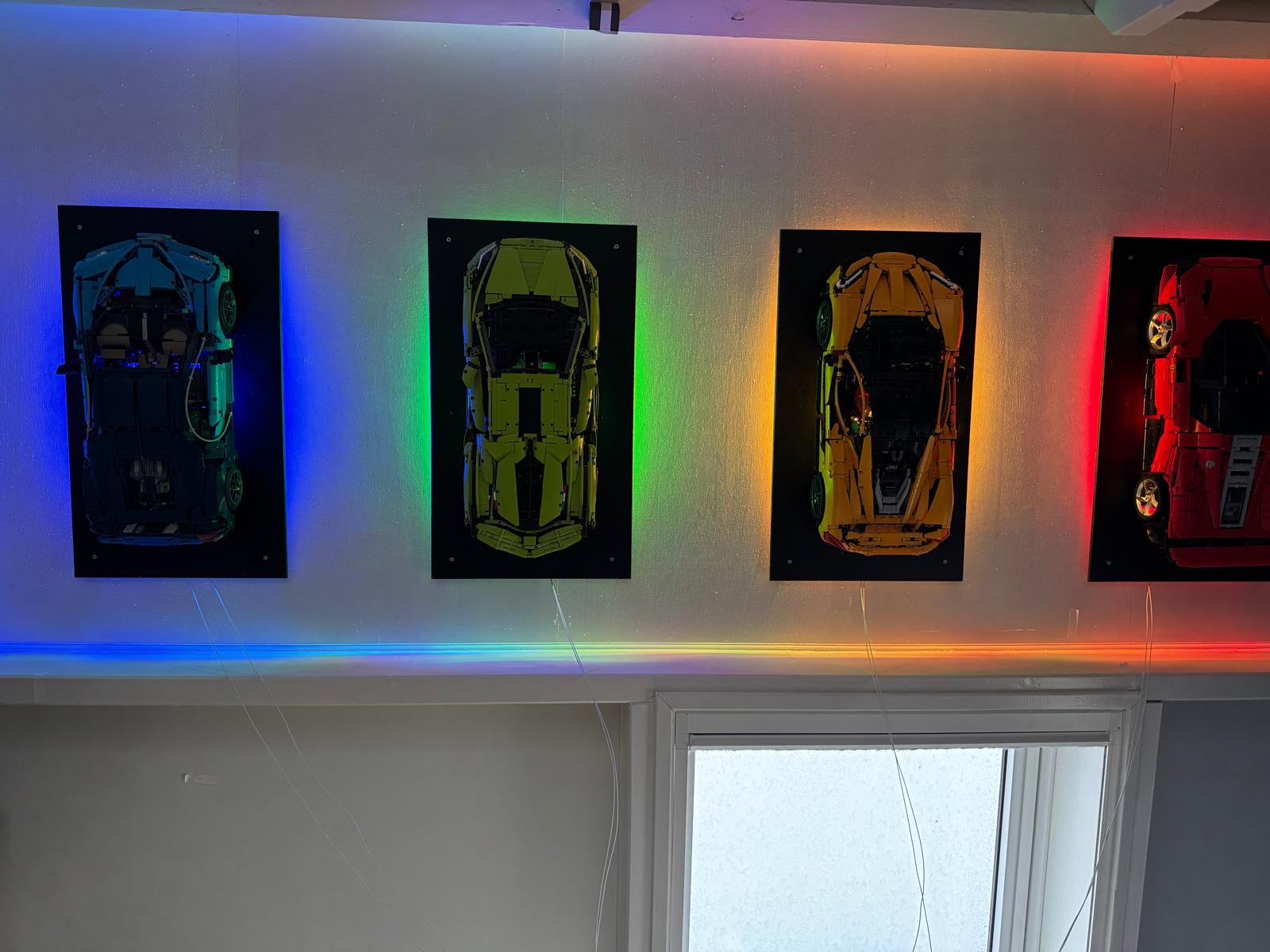 Bricks Technic Supercar Wall - Ceiling mount