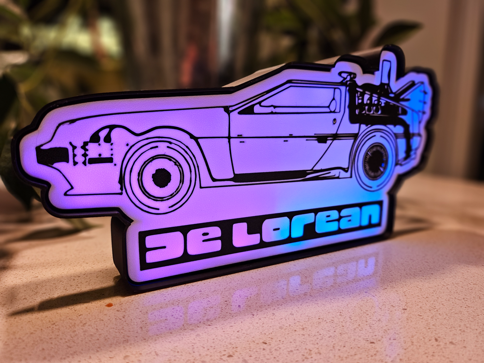 DeLorean BTTF Lightbox (BTF LED)