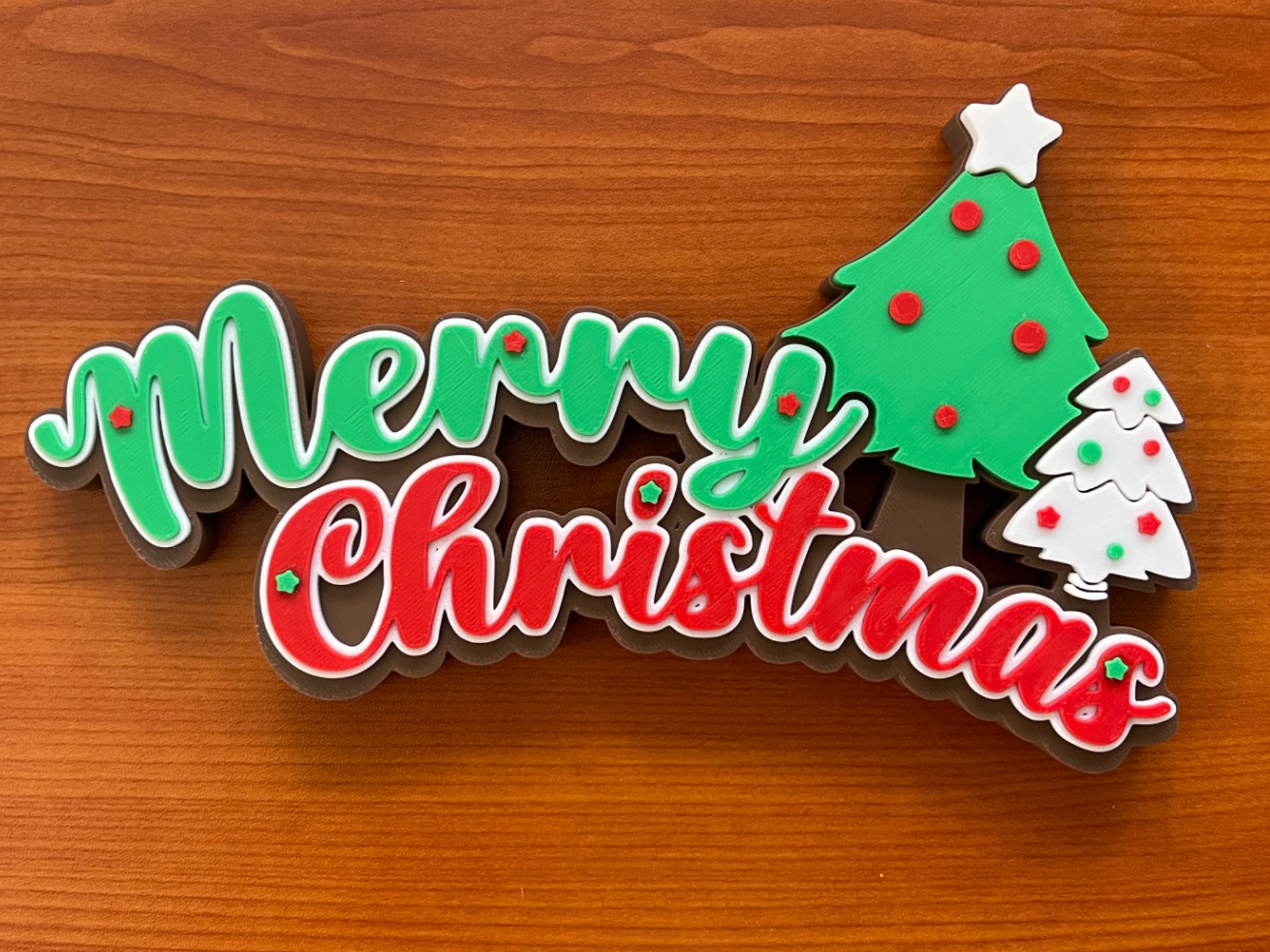 Merry Christmas Tree Sign