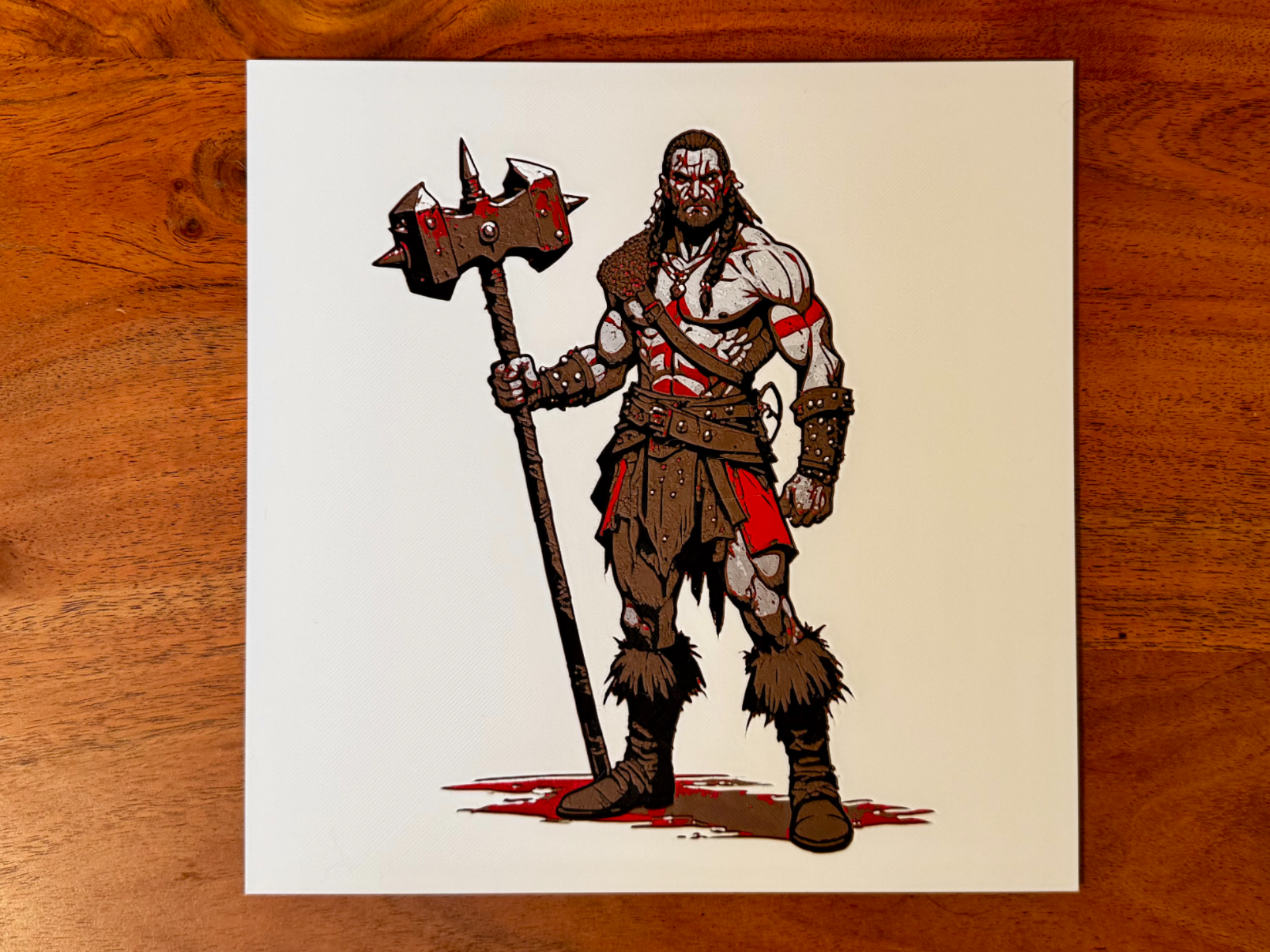 Hammer of Wrath  - fantasy character poster
