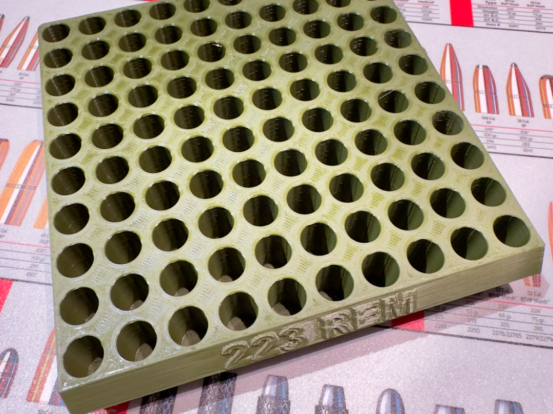 100 rounds 223 reloading tray