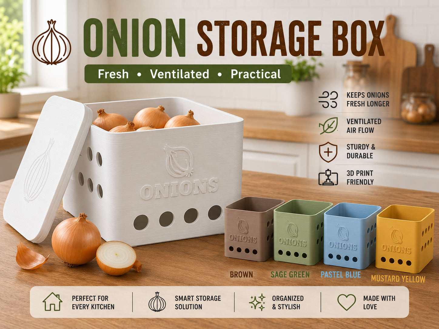 Onion Storage Box