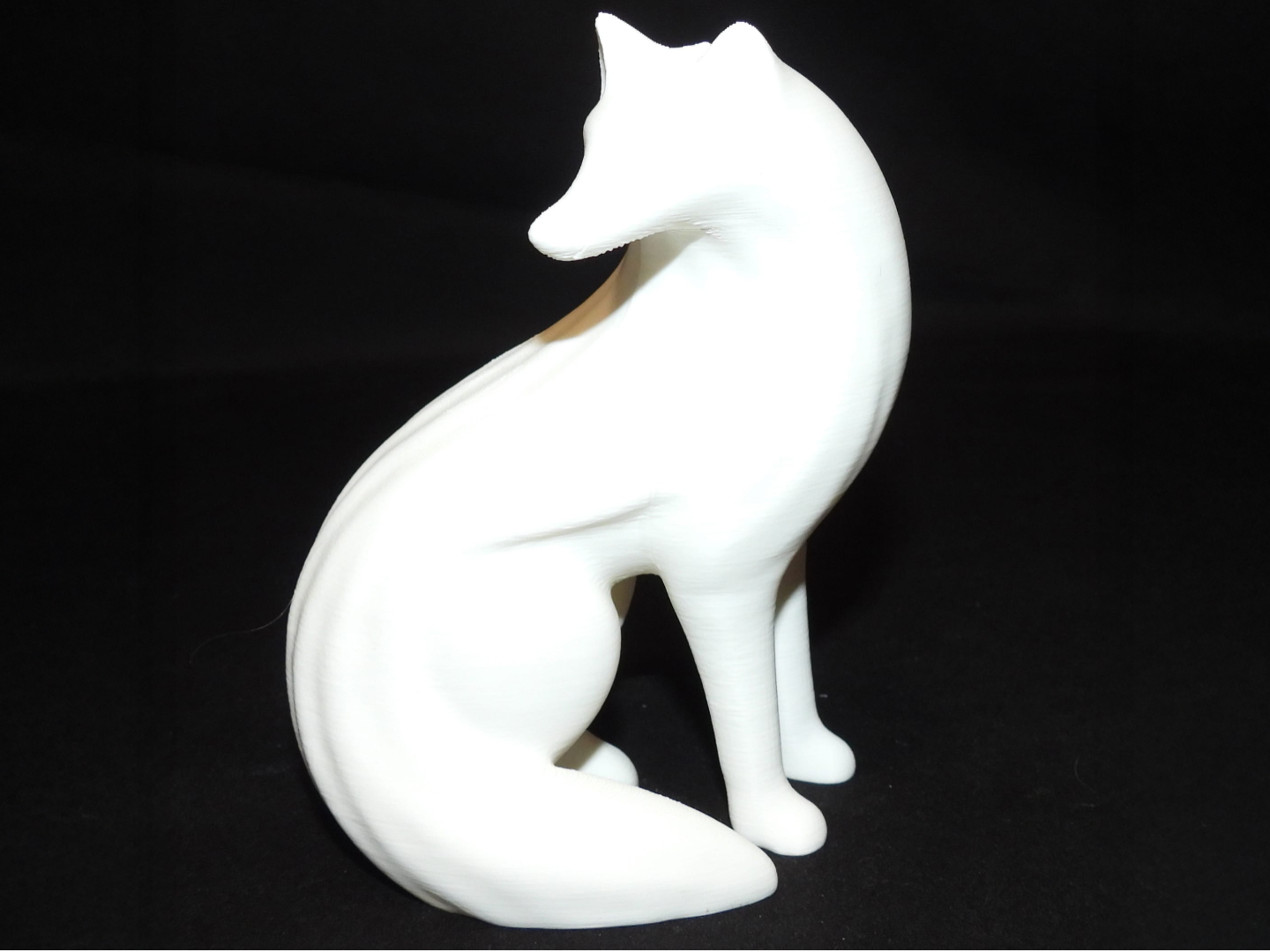 Minimalist Wolf Sculpture
