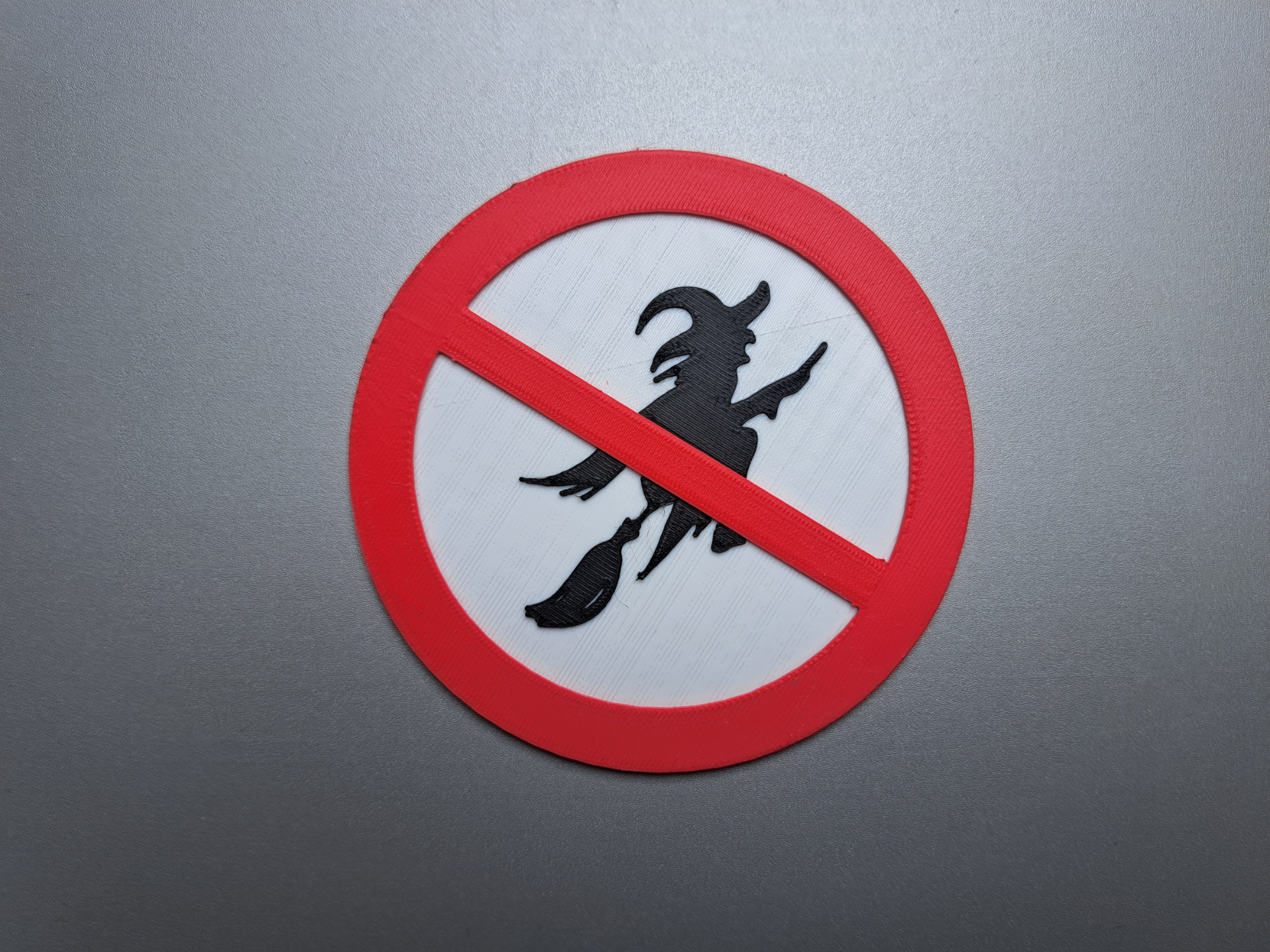 Witch Prohibition Sign (ISO 7010 Style)