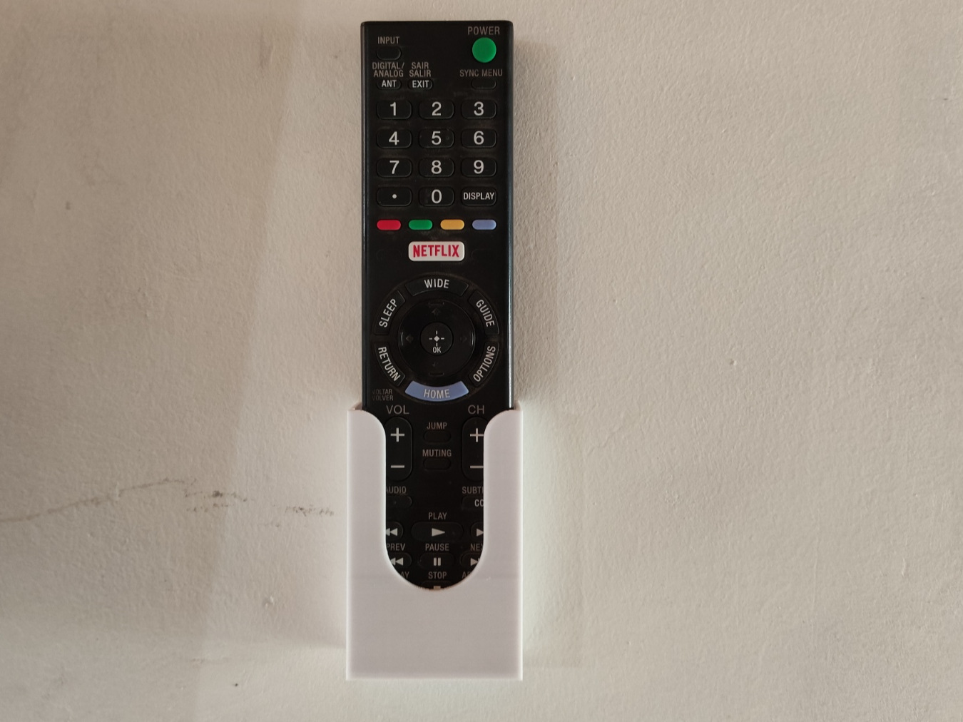 soporte de control remoto