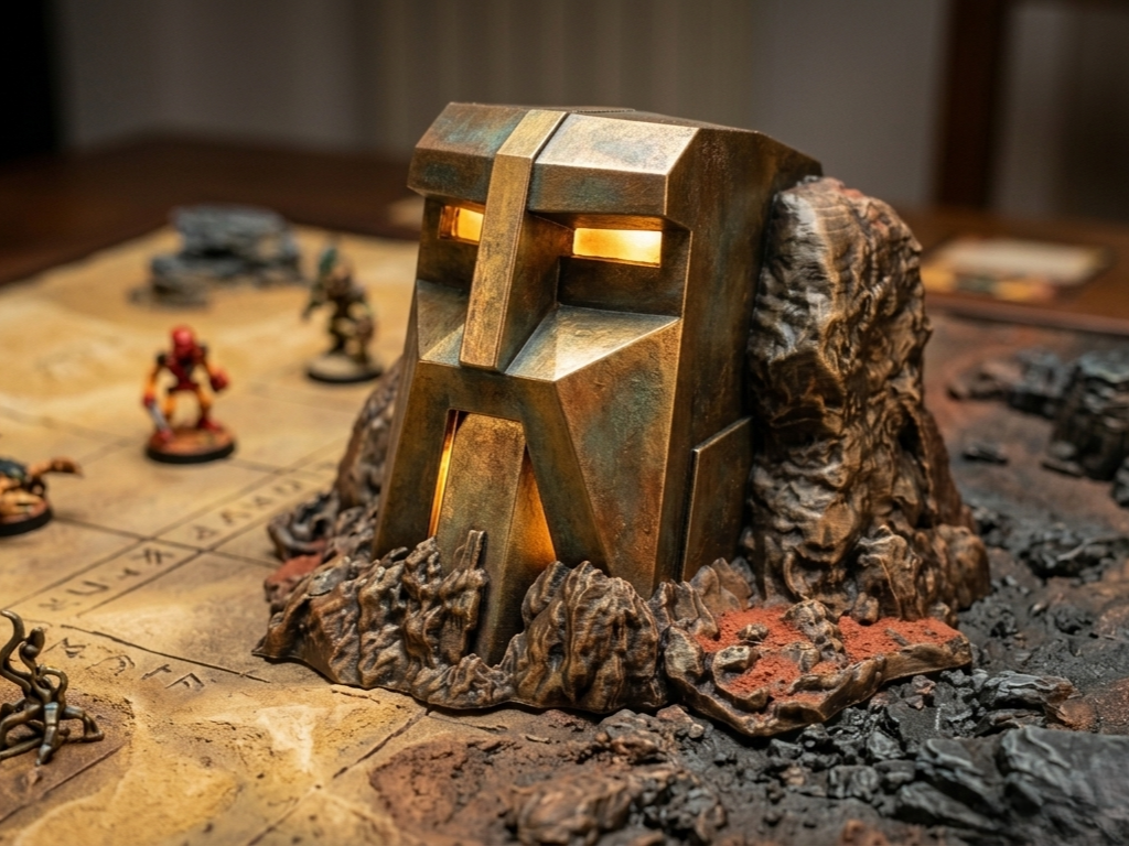 Mata Nui Monolith-Bionicle Inspired Scenic Terrain