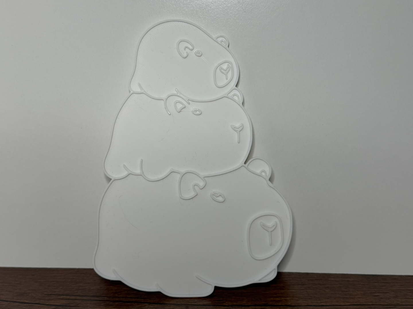 Stacked Capybaras Print & Paint Panel