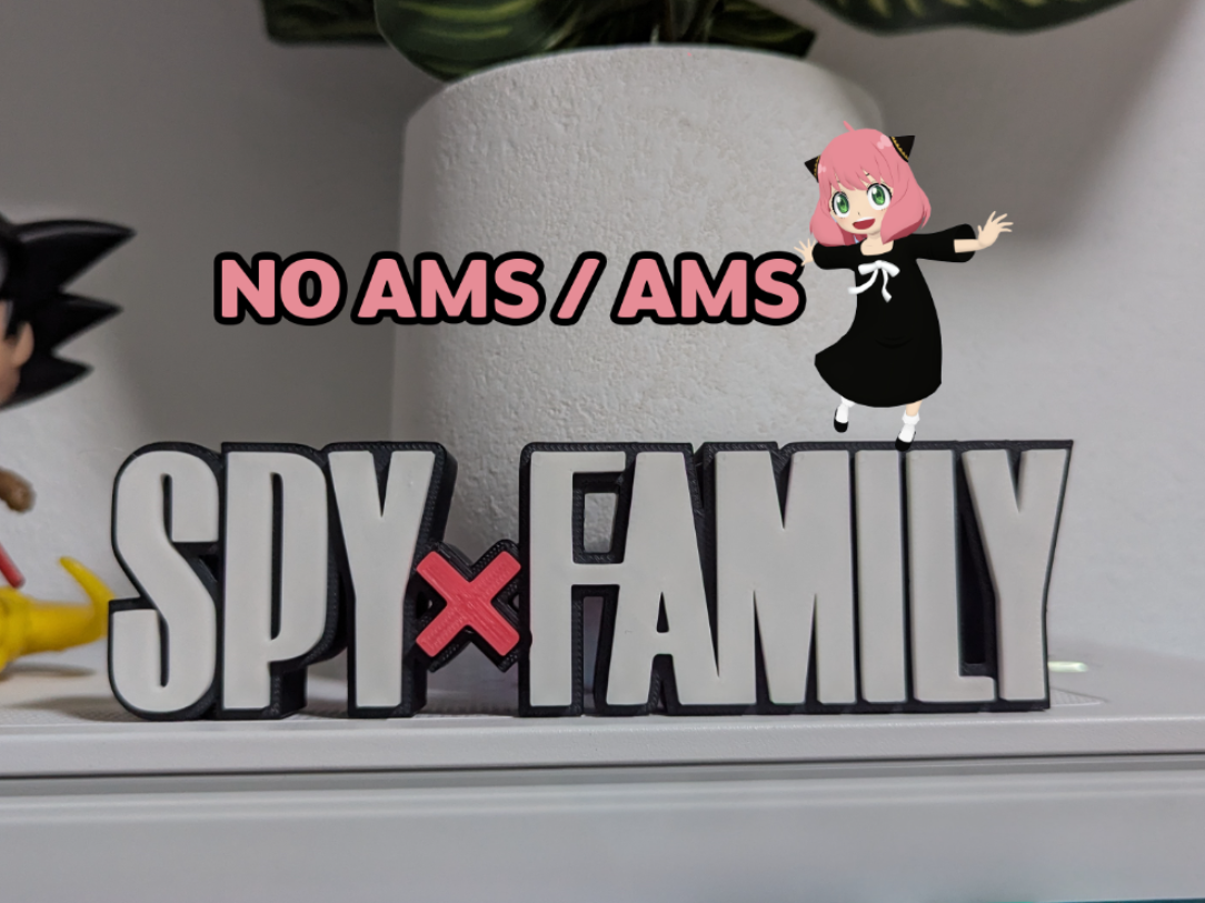 Spy Family Logo / Sign (NO AMS/AMS)