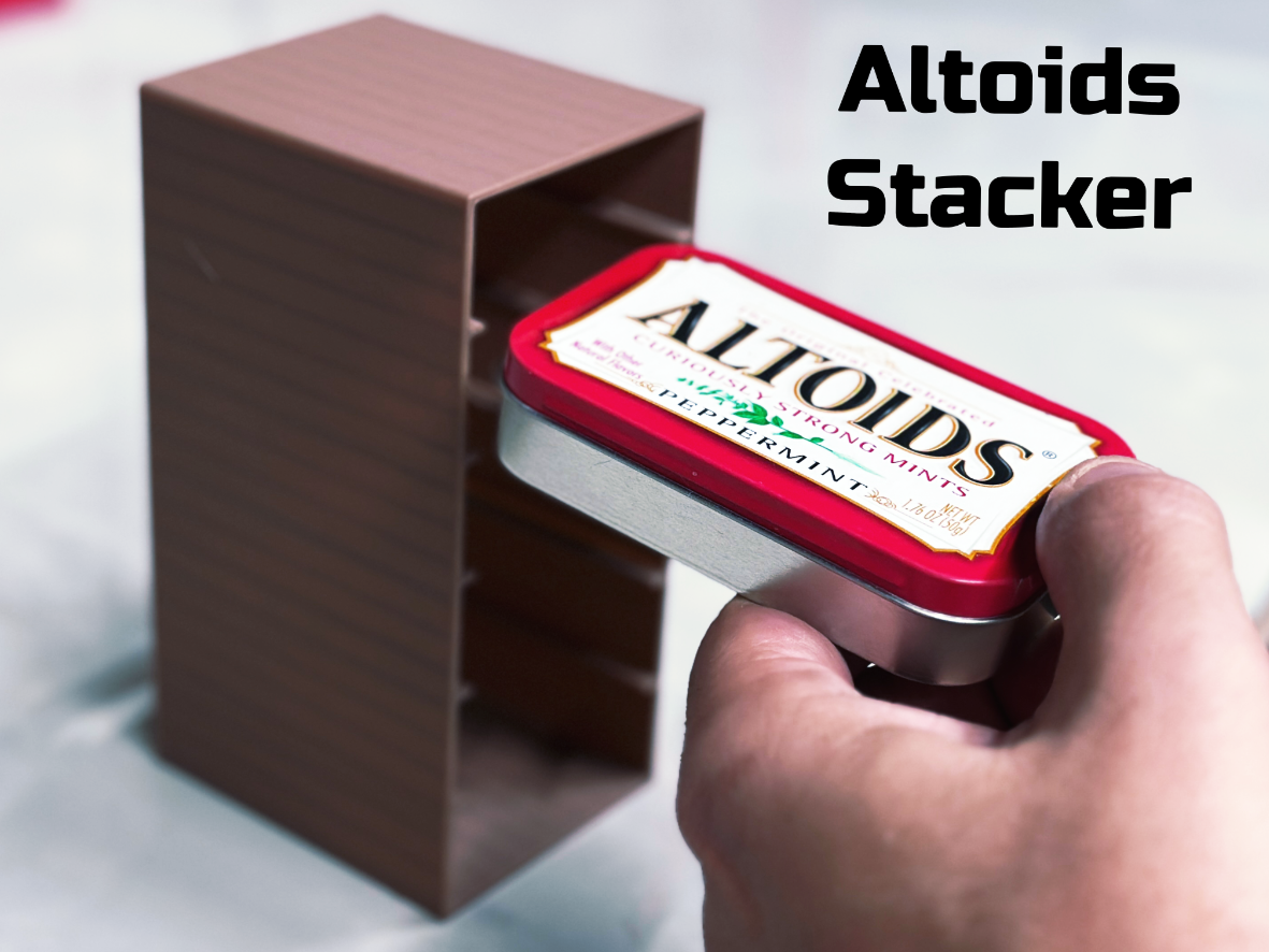 Altoids Stacker. A Curiously Cool Tin Organizer
